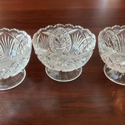 Crystal dishes