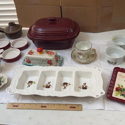 Ceramics Lot - Pampered Chef, Pioneer Woman, Mikasa++