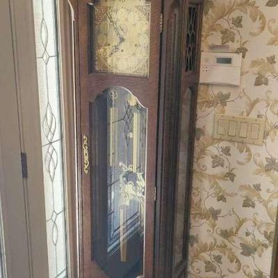 Vintage Ridgeway Grandfather Clock - Untested - 22x13x81"