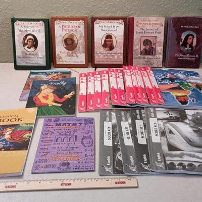 Homeschool Books - Ace English Workbooks, Math Grade 7 CD-ROMs Teaching Textbooks++