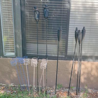 Tiki Torches & Outdoor Cup Holders