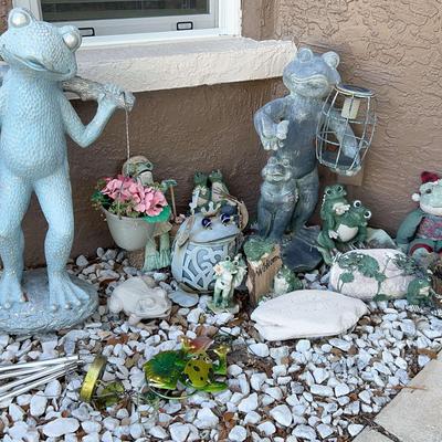 Frog Yard Decor - Wind chimes, Statues, Planters++