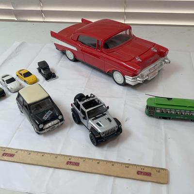 1957 Chevy Bel Air VHS rewinder & Toy Cars 