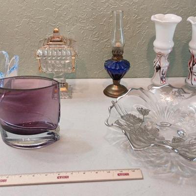 Art Glass Vintage Lot - Orrefors, Jeanette, Poland, Silver City Flanders++