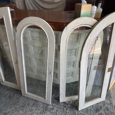 Sale Photo Thumbnail #7: Vintage Windows. The checkout counter behind the windows are also for sale!