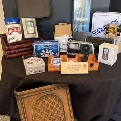 Games & Radios Featuring a Velbon Tripod 