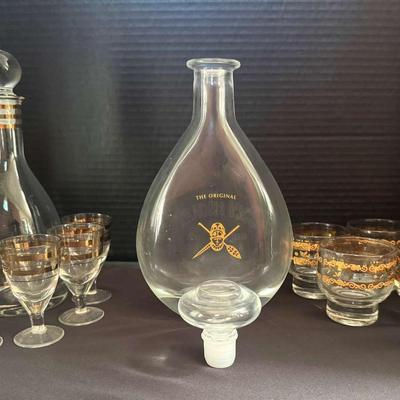 Vintage Glassware, Crystal & Decanters 