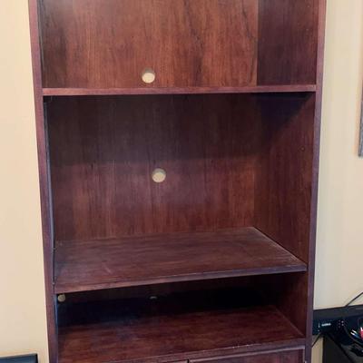 Mid-Century Wooden Entertainment Center