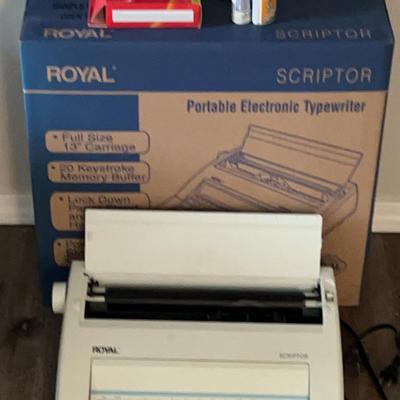 Electric Royal Typewriters, One New In Box