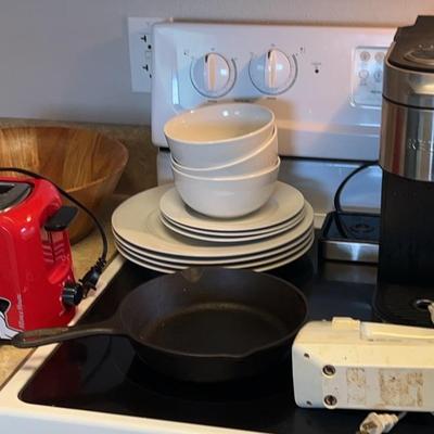Kitchen Essentials Featuring a Cuisinart and Keurig Coffee Maker