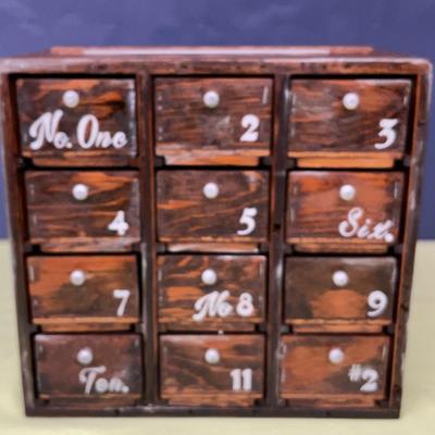 Small Wood Storage Cabinet With Drawers