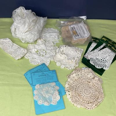 Fabric Doilies And Lace