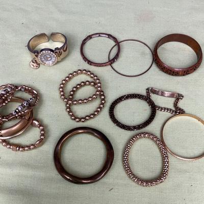 Gold Tone Bracelets