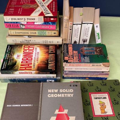 Assorted Modern & Older Books Including Sam Kean Series, Sherlock Holmes, Agatha Christie And More