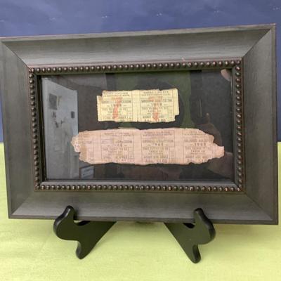 Framed 1968 Gasparilla Tickets Lot #2