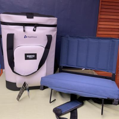 Igloo Soft Side Backpack Cooler And Stadium Seat