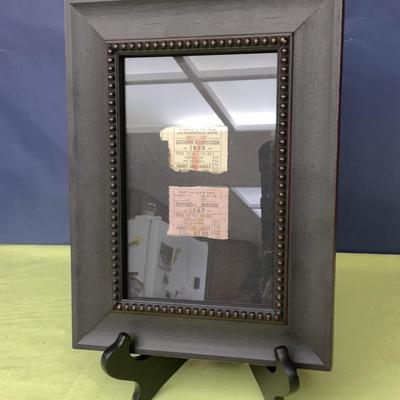 Framed 1968 Gasparilla Tickets Lot #1