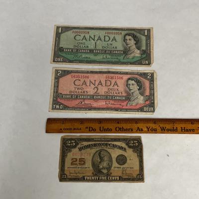 Old Currency From Canada