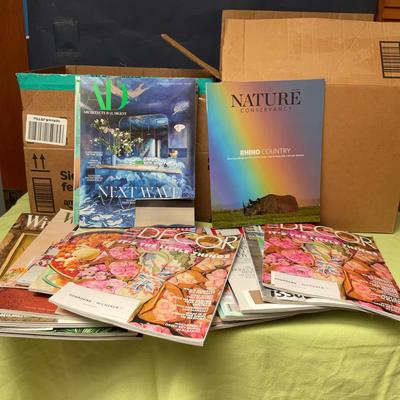 Large Lot Of New Magazines Titles And Dates Included 