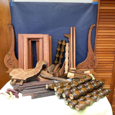 Wood Architectural, Decor, Craft Assortment