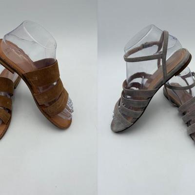 Flat Sandal Duo - Frye/Joan & David - Appear New