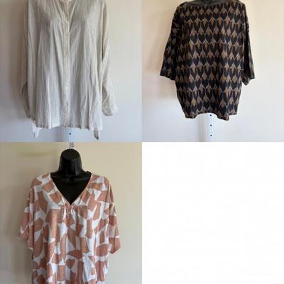 3 Larger Size Summer Tops - Eileen Fisher/Poetry/J. Jill