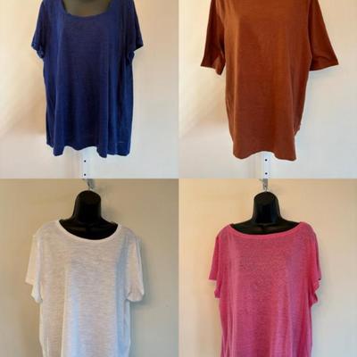 Summer Linen & Cotton T-Shirts - Eileen Fisher /J. Jill