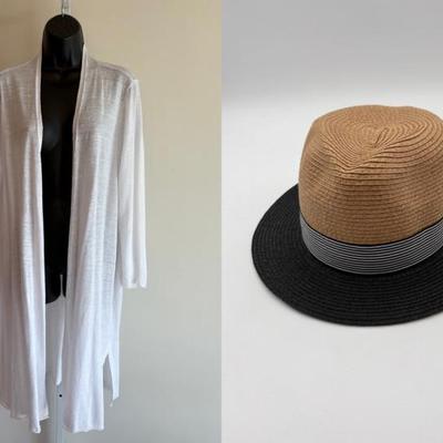 Summer Duster & Hat - Eileen Fisher - NWT