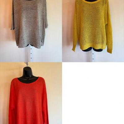 Summer Sweater Trio in Great Colors & Larger Size - Eileen Fisher