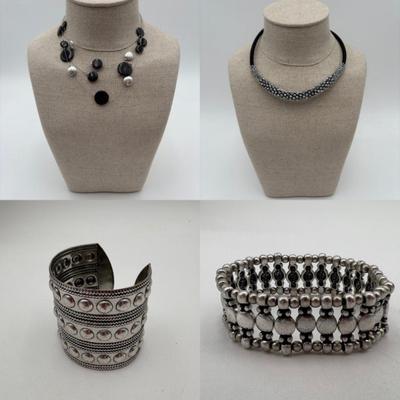 Black & Silver-Tone Jewelry - Great Neutral!	