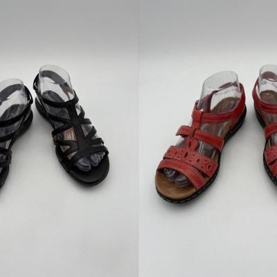 Casual Comfort Sandal Duo - Clark's/Naturalizer + BONUS