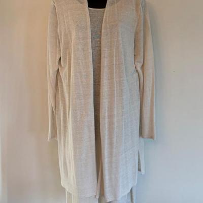 Sheer Linen Knit Duo - Eileen Fisher - NWT