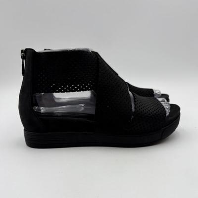 Super Summer Black Platforms - Eileen Fisher - Like New