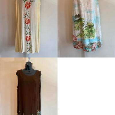 Summer Dress Trio - Hibiscus Collection Hawaii/J. Jill