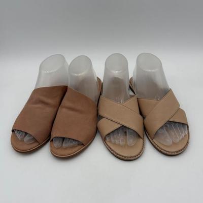 2 Pairs of Slides - Eileen Fisher -
