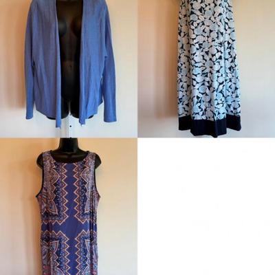 Printed Dress Duo & Cardigan - J. Jill