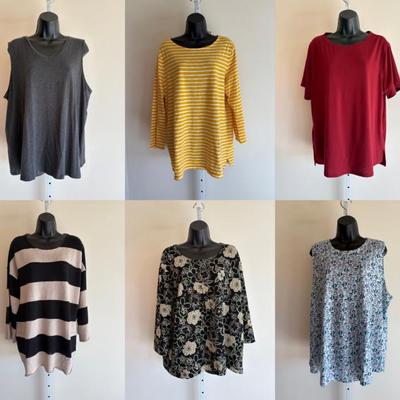 Summer Shirt Lot - Eileen Fisher/J. Jill/Complex/French Laundry +