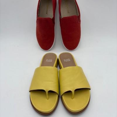 Yellow & Orange Summer Shoes - Eileen Fisher/Spenco