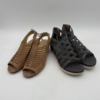 Lots of Straps in Grey & Beige - Paul Green/Eileen Fisher	
