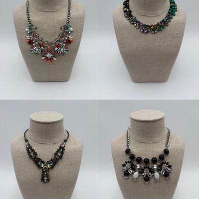 Sparlkly Rhinestone Necklaces - Logo & Various Makers
