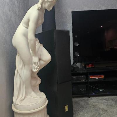 Sale Photo Thumbnail #2: Large Plaster Statue
