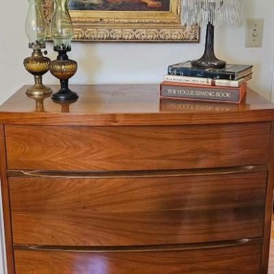 Sale Photo Thumbnail #46: MCM dresser oil lamps 
