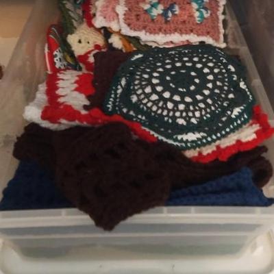 Crocheted items