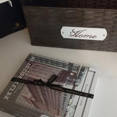 Coffee table Books, Organization Baskets