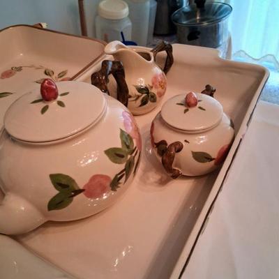 Franciscan Desert Rose 1960's Tea Set with Tray