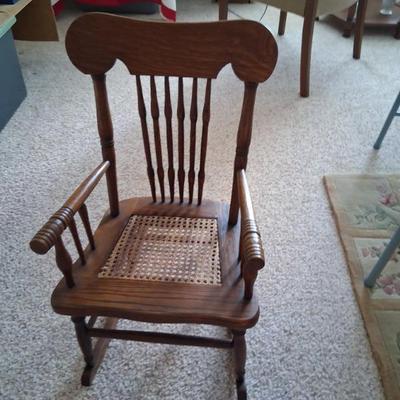 Child's Victorian Style Rocking Chair
