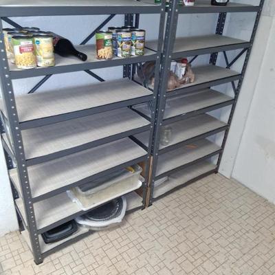 Sale Photo Thumbnail #91: Metal shelves