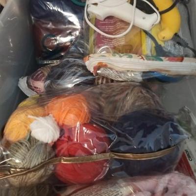 Yarn, craft items