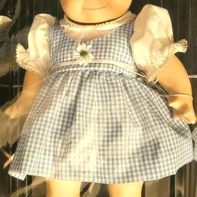 AY216E Danbury Mint Porcelain KEWPIE DOLL  "BASKET OF LOVE" 