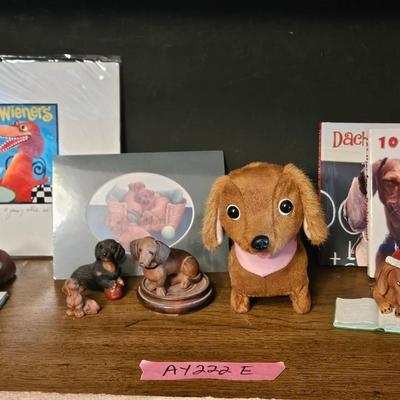 AY222E Dachshund Dog Figurines Books & More
